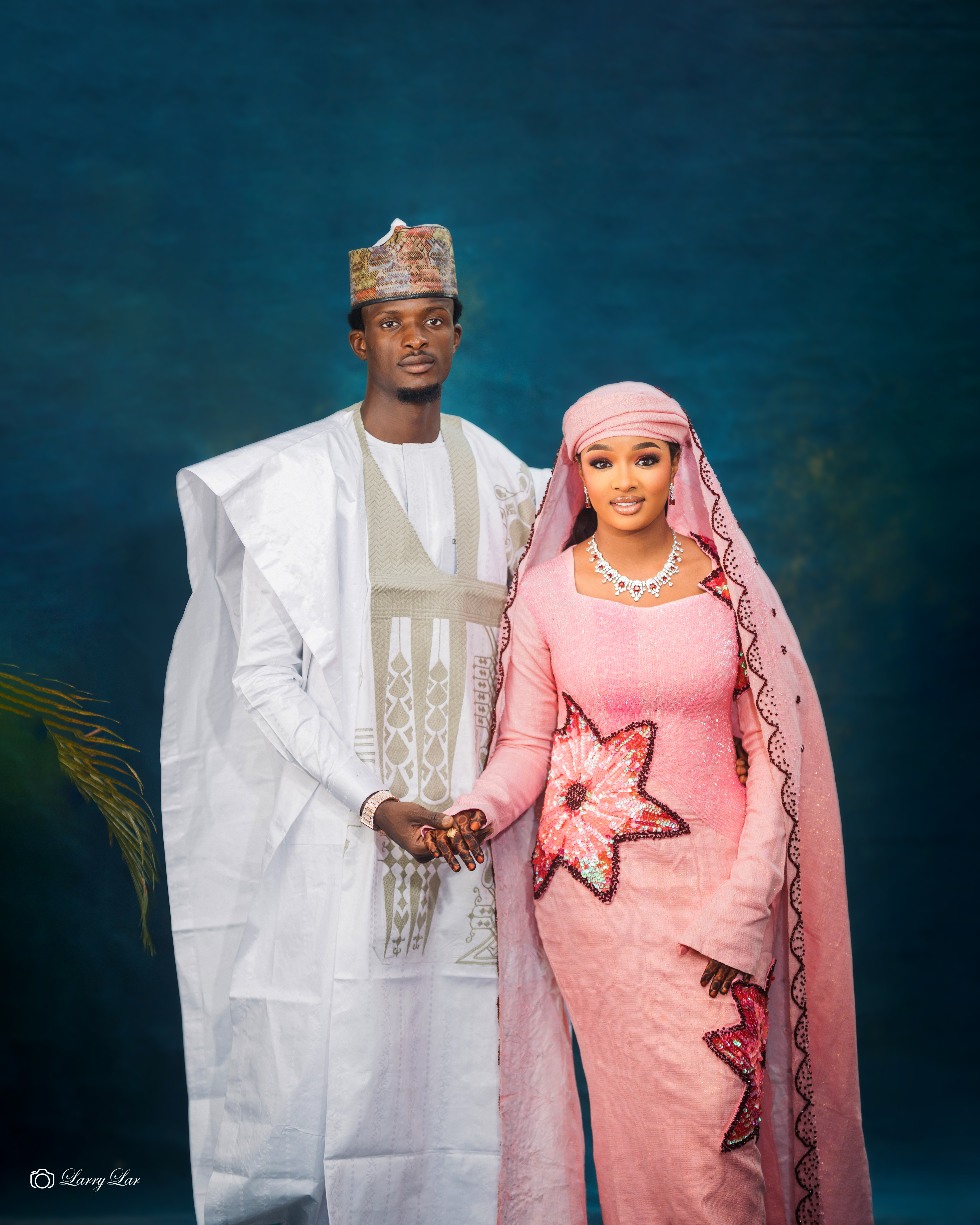Wedding couple portrait